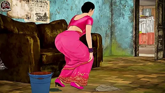 Teman desi sasur India menyetubuhi toket besar piya bhabhi dengan keras