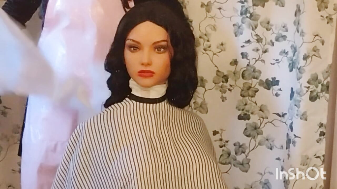 Emma the barberette shows off her capes