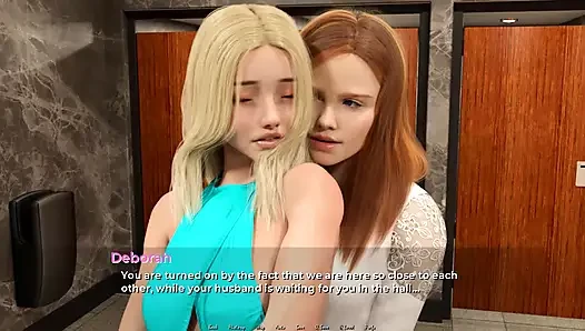 Перемещение вниз: глупые возбужденные девушки в туалете, эпизод 7