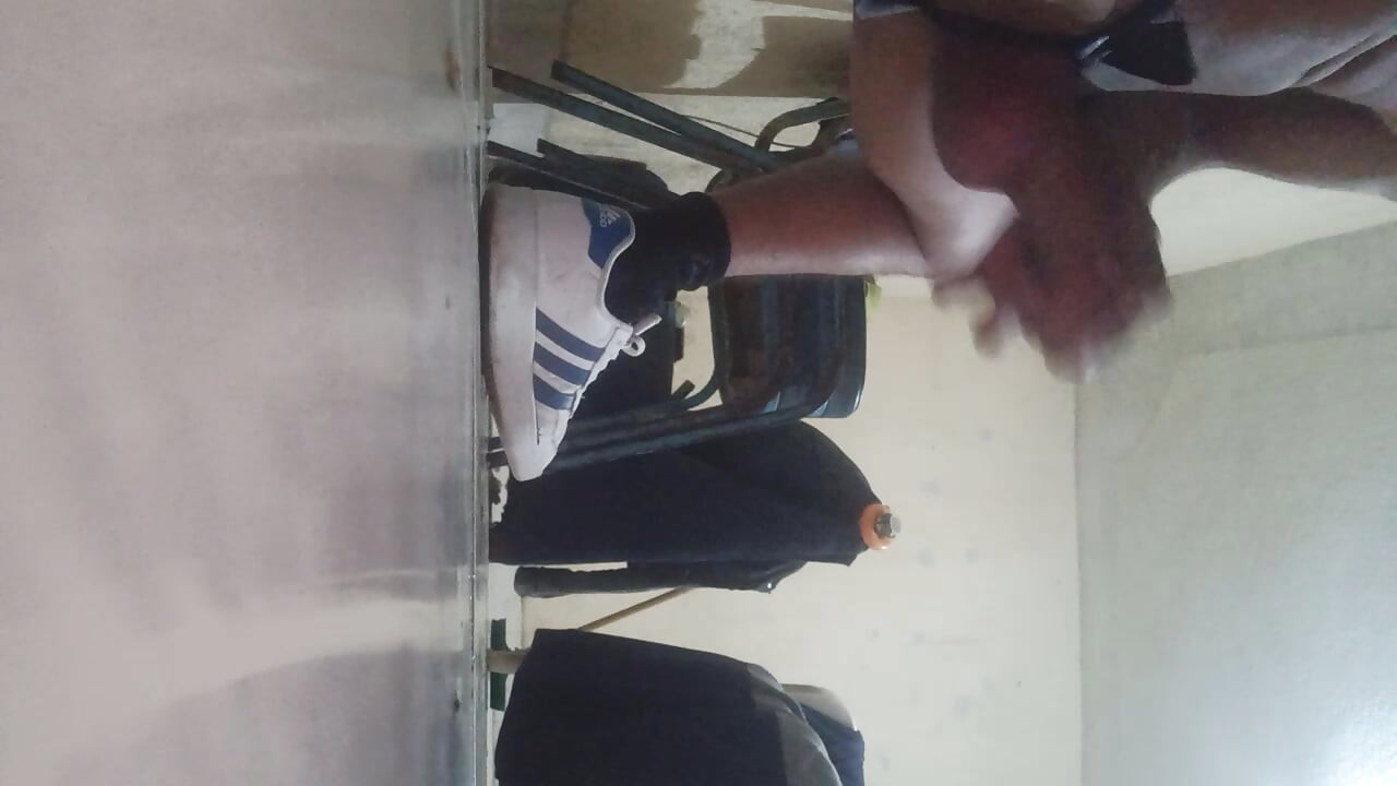 Hot skinny masturbating alone