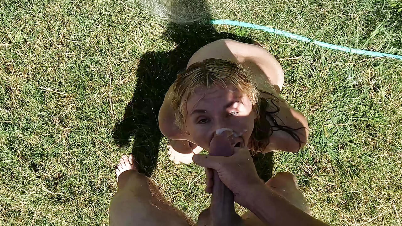 POV: You Fucked Me in the Garden & Got Soaked by Hose
