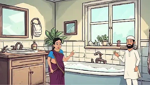 Bhabhi-sex mit college-jungen, hardcore-sex