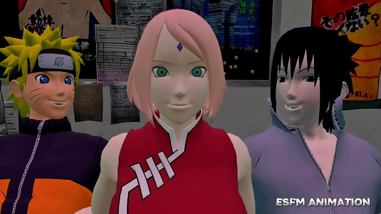 Naruto & Sasuke With Sakura