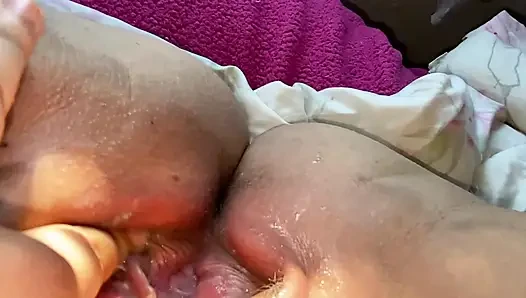Masturbating In Daylight - My Shaved Fat Pussy And Big Lips - POV Woman Only