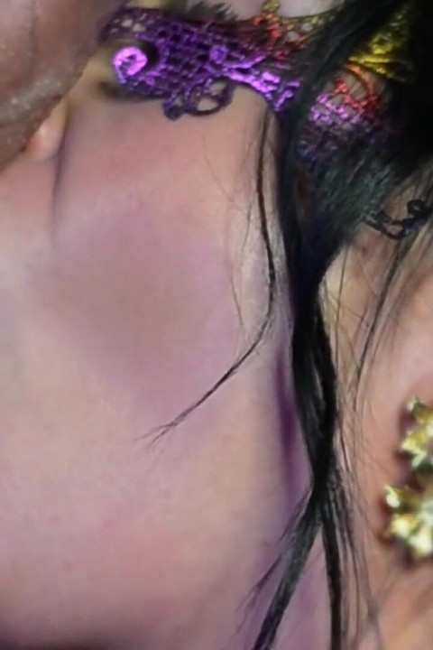 Thick Cock Down Her Throat - Huge Cumshot All Over Her Face & Tits