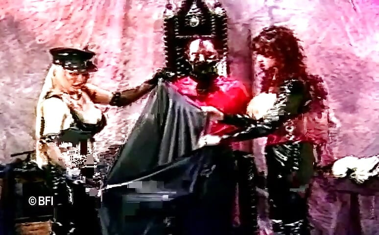 Two nasty chicks punishing their slave
