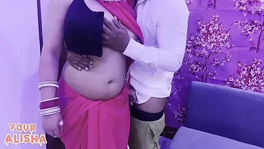 Hot Indian Wife Alisha Got Fucked in Saree by Her Husband