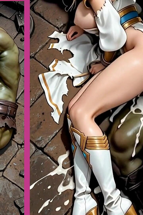 Blonde Elf Babe Dostaje walenie Z Orc King's Cock Part2. Animacja Waifu Hentai.