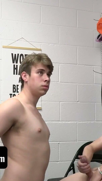Young Perps - Cute Young Twinks Taken To The Backroom And Disciplined By The Hunk Officer | Clip 2