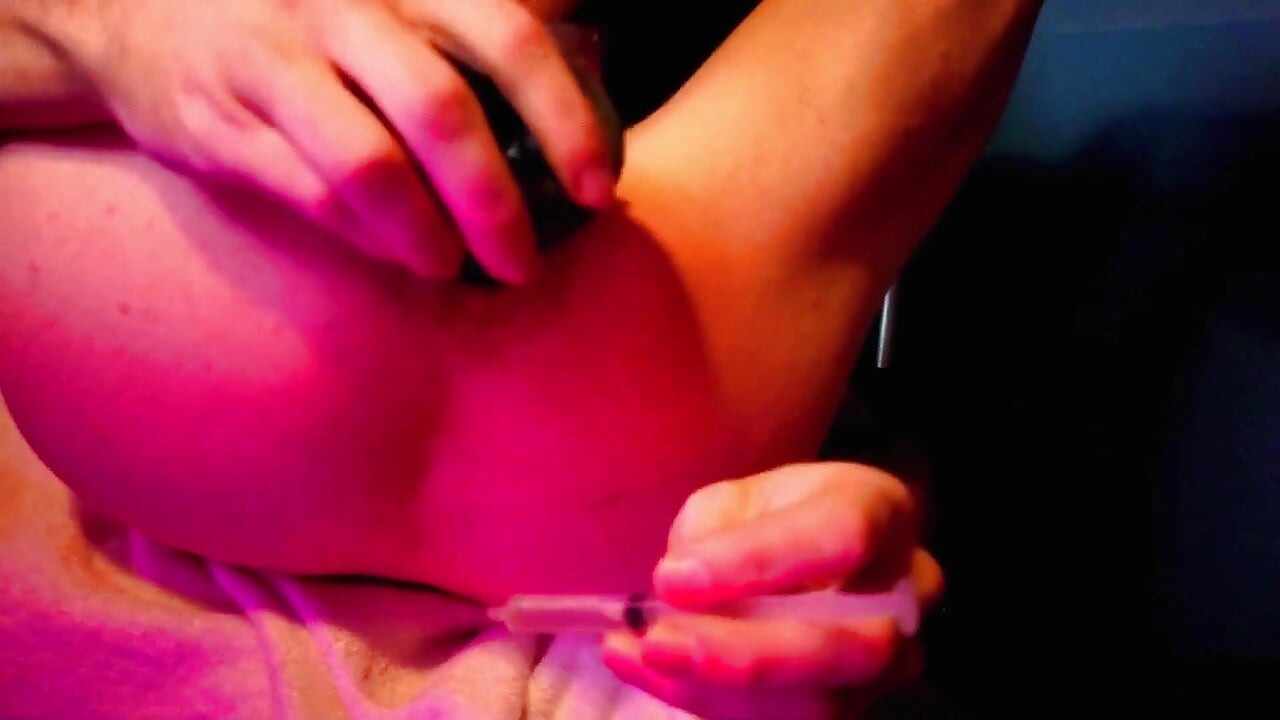 Hot Solo Anal Play Lube Tube, și Picurare Pre Sperma