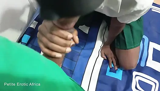 Anal Fingering and Fucking Skinny African Teen Lovet