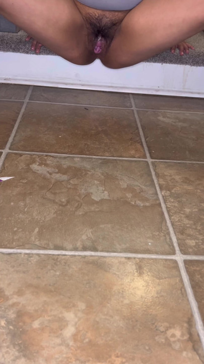 Pissing in the kitchen