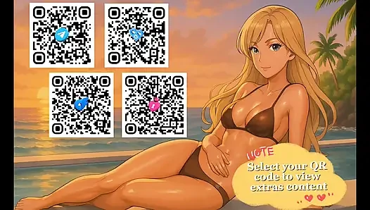 Rubbing Oil on My Naked Body on a Beach. My Husband Is Filming