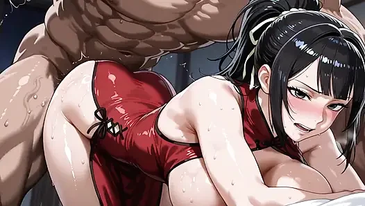 Yujiro (Baki) x Narberal (Overlord)