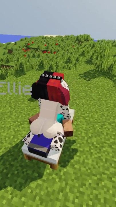 Beautiful girl dressed as a cow wants me to milk her and give her my milk | Clip 2