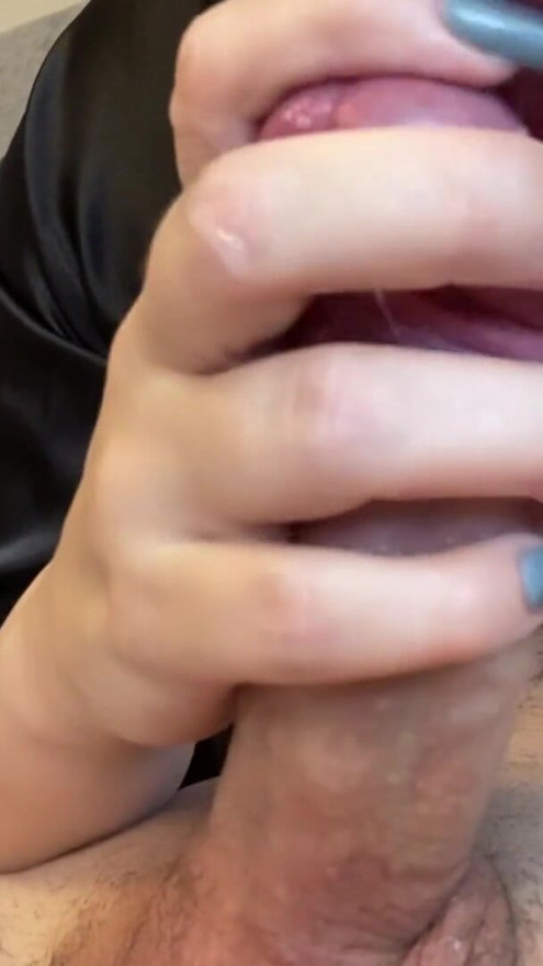 Horny close up blowjob! Cum in mouth! ASMR. | Clip 1