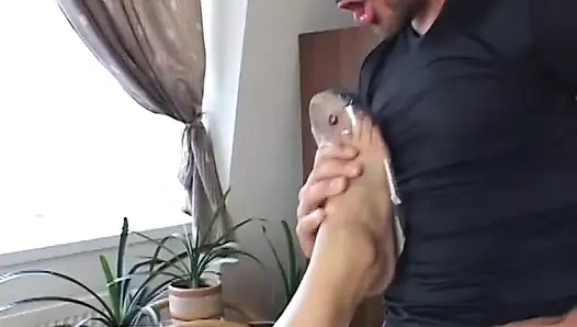 Si cantik rambut oranye kedua lubangnya dientot