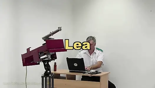 Lea Spanking Machine2 - Bare Back Whipping