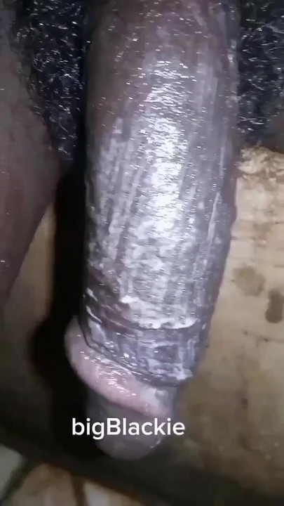 Showing and stroking my BBC