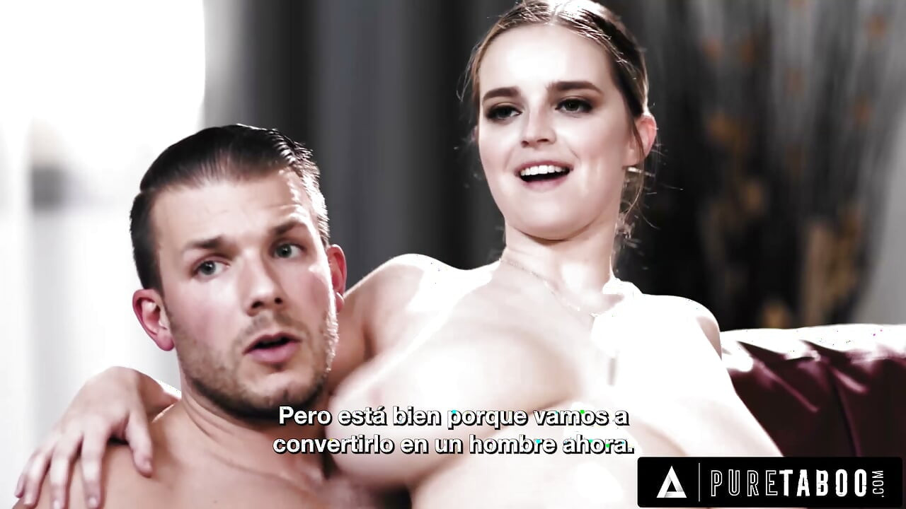 PURE TABOO Counselor Codi Vore Seduces Soft Man In Front Of His Controlling Wife - SPANISH SUBTITLES