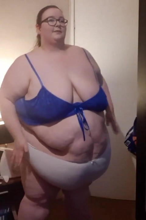 SSBBW does exercise routine