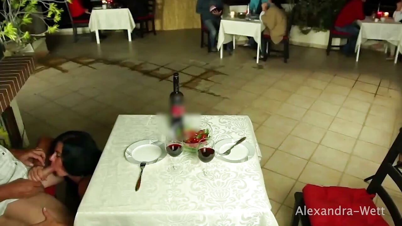 Omg! I Pulled Out His Cock in Restaurant in Public!
