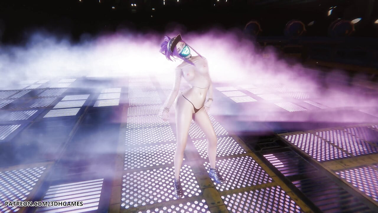 Mmd Lisa - Futw Akali Sexy Striptease League of Legends Hentai Uncensored 4K 60fps