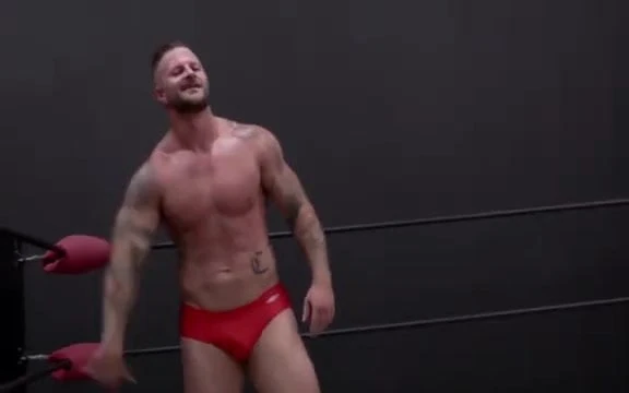 Hunks wrestling
