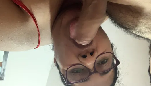 Colombian big ass sucking deliciously her Mexican lover