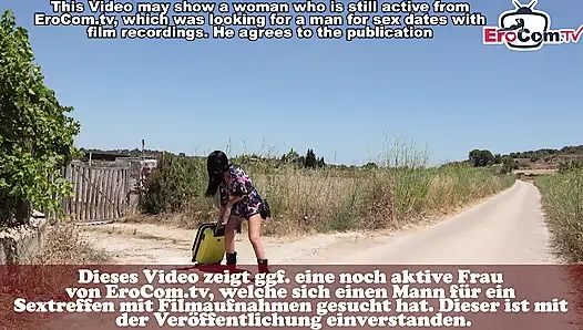 German Latina tourist approached and fucked on mallorca
