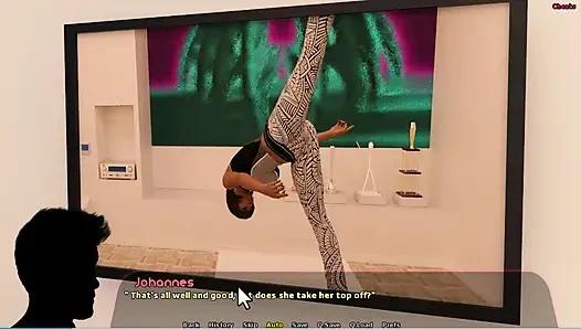 Cerita Haley #11 - haley ngentot kaki johannes di kamar mandi... Diane dan Johannes punya waktu sebentar.