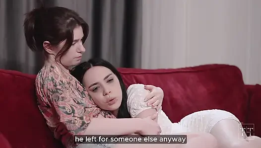 Any Breakup Can Be Healed by Lesbian Love. 4K HD Tim Team