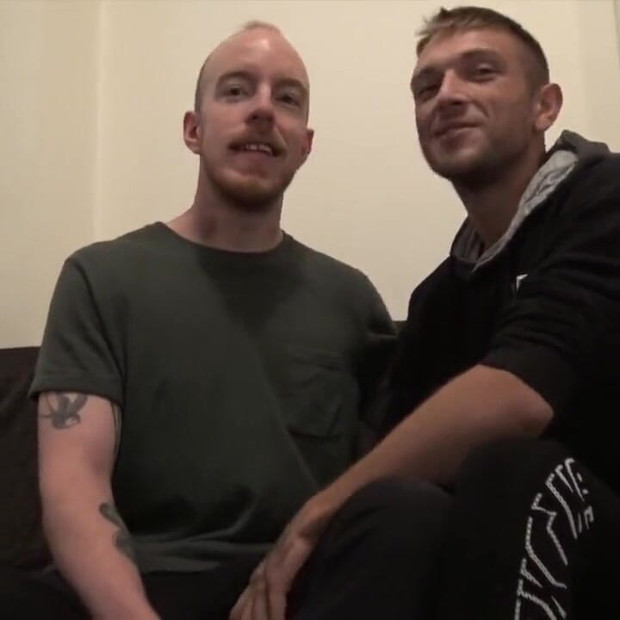 Romantik fucked bareback by straight boy with huge cock