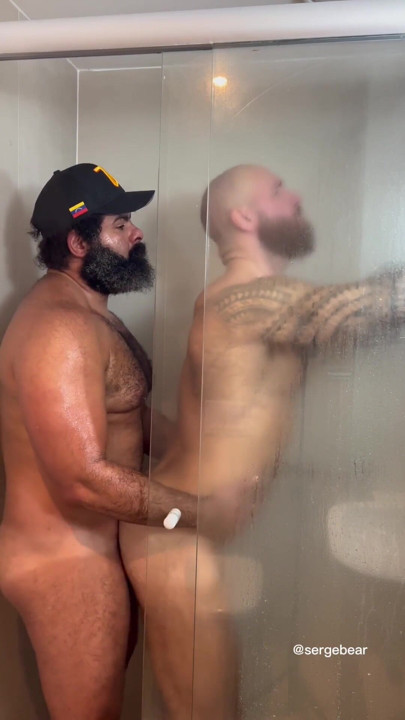 Big Muscular Hairy Bear & Intense Masculine Chemistry | Clip 1