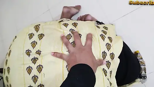 Desi Maid Fucked by the Owner with Condom While Cleaning Room