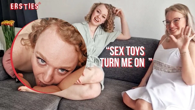 Ersties - Sexy Blonde Anna Fists Big Boob Sarah