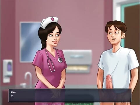 Summertime Saga Cap 15 - Threesome cu mama mea vitregă și prietena ei în pat