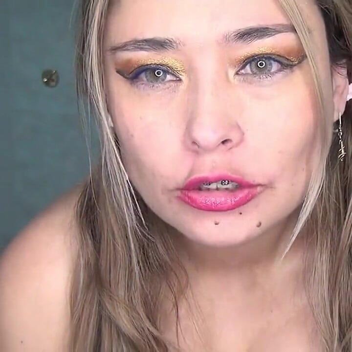 In the Bathroom Playing and Swallowing Huge Sausages