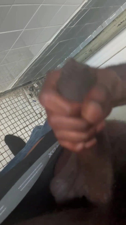 BBC SELF HANDJOB IN PRIVATE HIDING FROM GIRLFRIEND