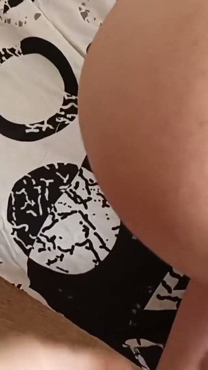 An impudent daddy fucks a sissy and pours his ass with sperm! | Clip 1