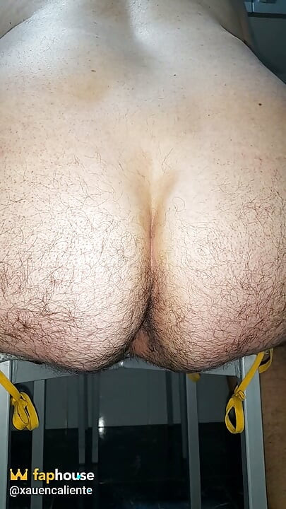 Lush Vibration and Big Transparent Dildo Fucking My Ass Close-up to the Wide Open Bottom