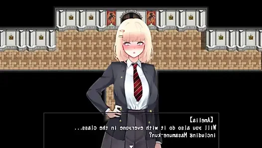 Amelie Terjatuh Berulang Kali Sebuah Minggu Tanpa Akhir di Magic Academy hentai game sex dance ahegao fuck hard dildo