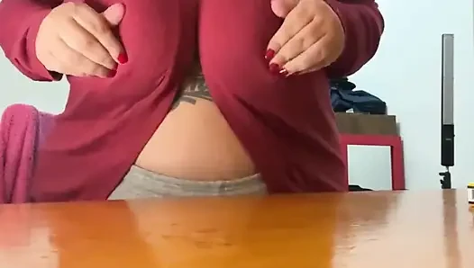 Showing off My Huge Boobs - Mary Jhuana