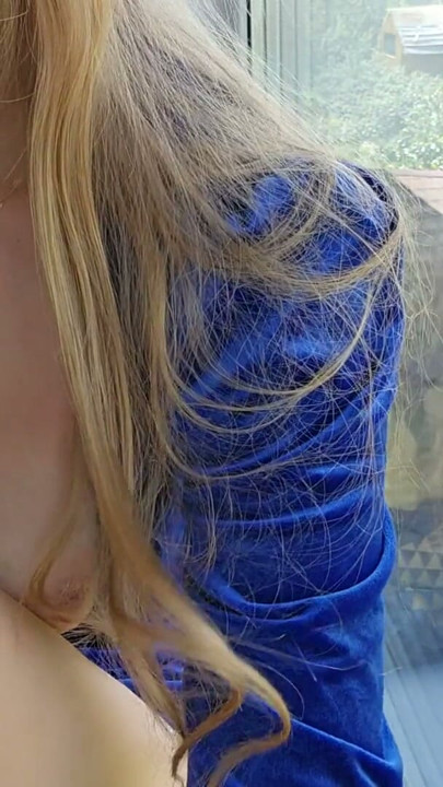 Public masturbation and creampie by the window! | Clip 1