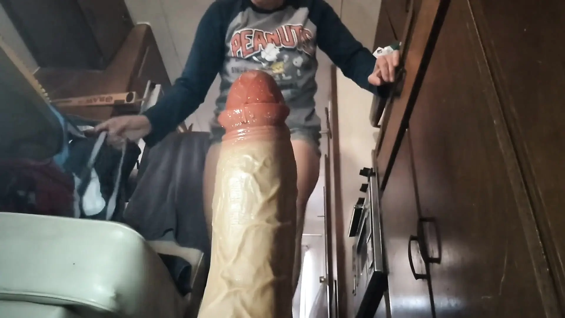 Humongous Dildo in MILF GILF Pussy