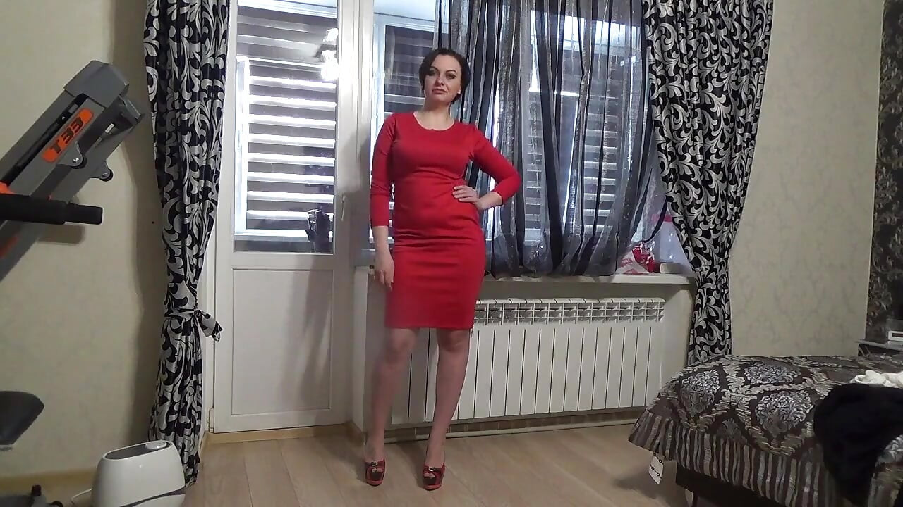 Modelling for you the sexiest my outfits and high heels