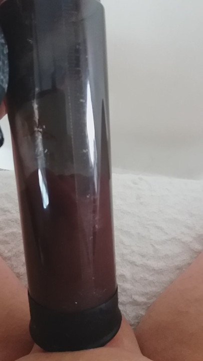 Pumped oiled cock