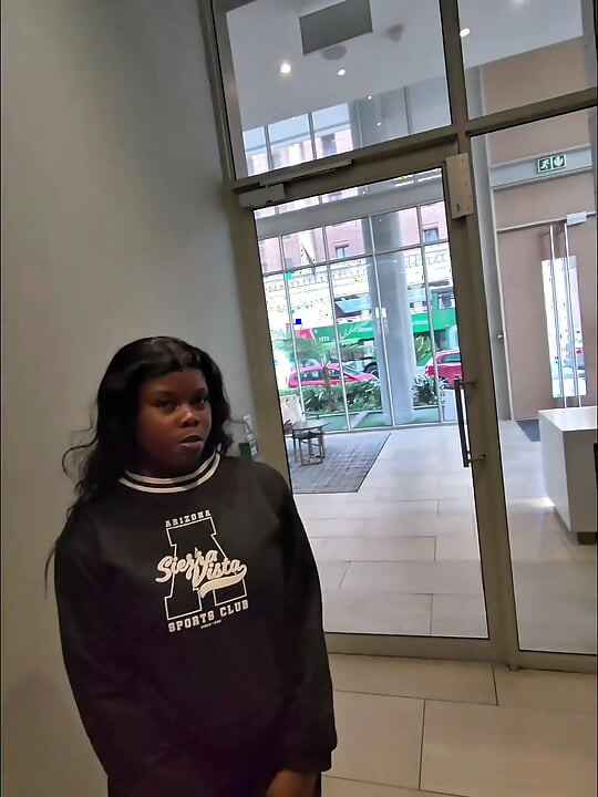 Shy Girl Gets Convinced in Elevator to Swallow a Stranger's Cum
