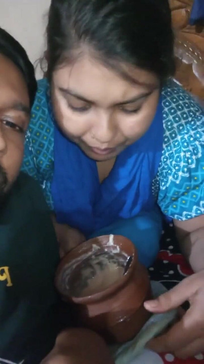 Stunning moment from "full masti in bedroom husband wife romantic vlogs"