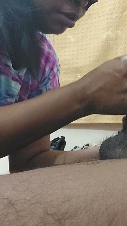Tamil girl blowjob, cum shot tamil dirty talk | Clip 2